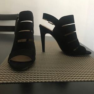 Black Suede Heel